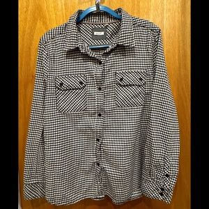 TRUE GRIT - WOMEN'S BLACK/WHITE FLANNEL - SIZE XL